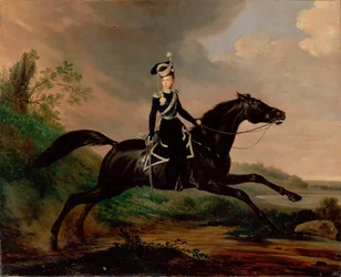Rytterportræt af storprins Alexander Nikolajevitsj